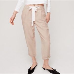 Aritzia Wilfred Allant Pant Linen